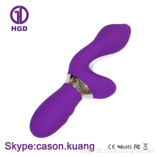 Full Grade Silicone G-Spot Dildo Vibrator China Alibaba Sex Toys for Woman